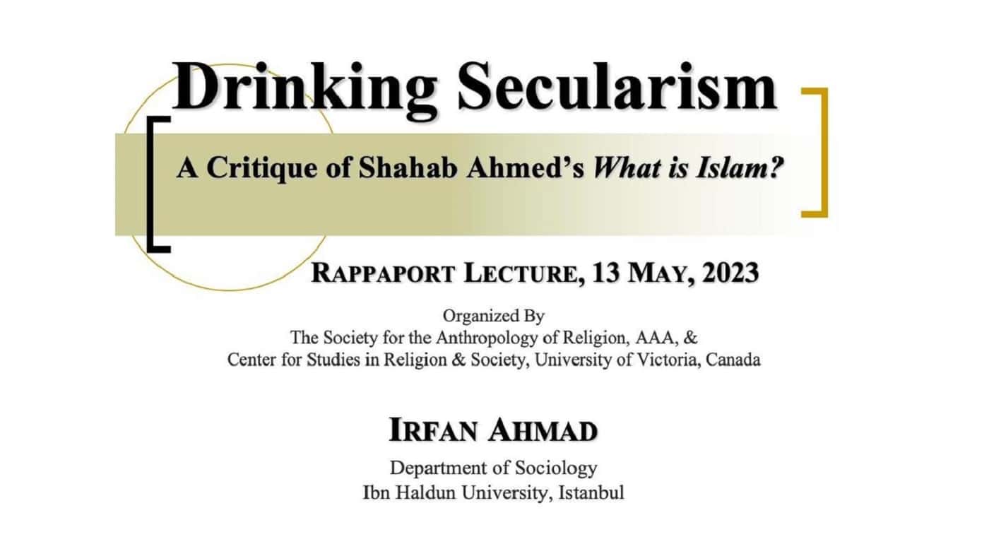 Our Esteemed Faculty Member, Prof. Dr. Irfan Ahmad Delivered a Lecture at Victoria University