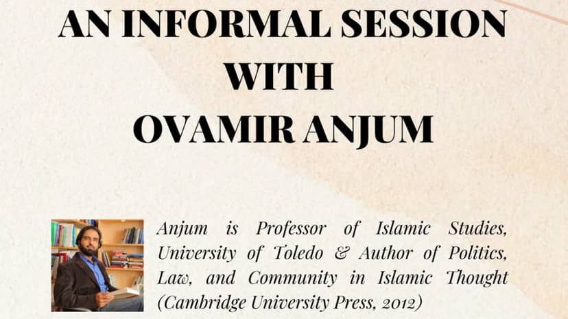 Our Sociology Students Met with Dr. Ovamir Anjum