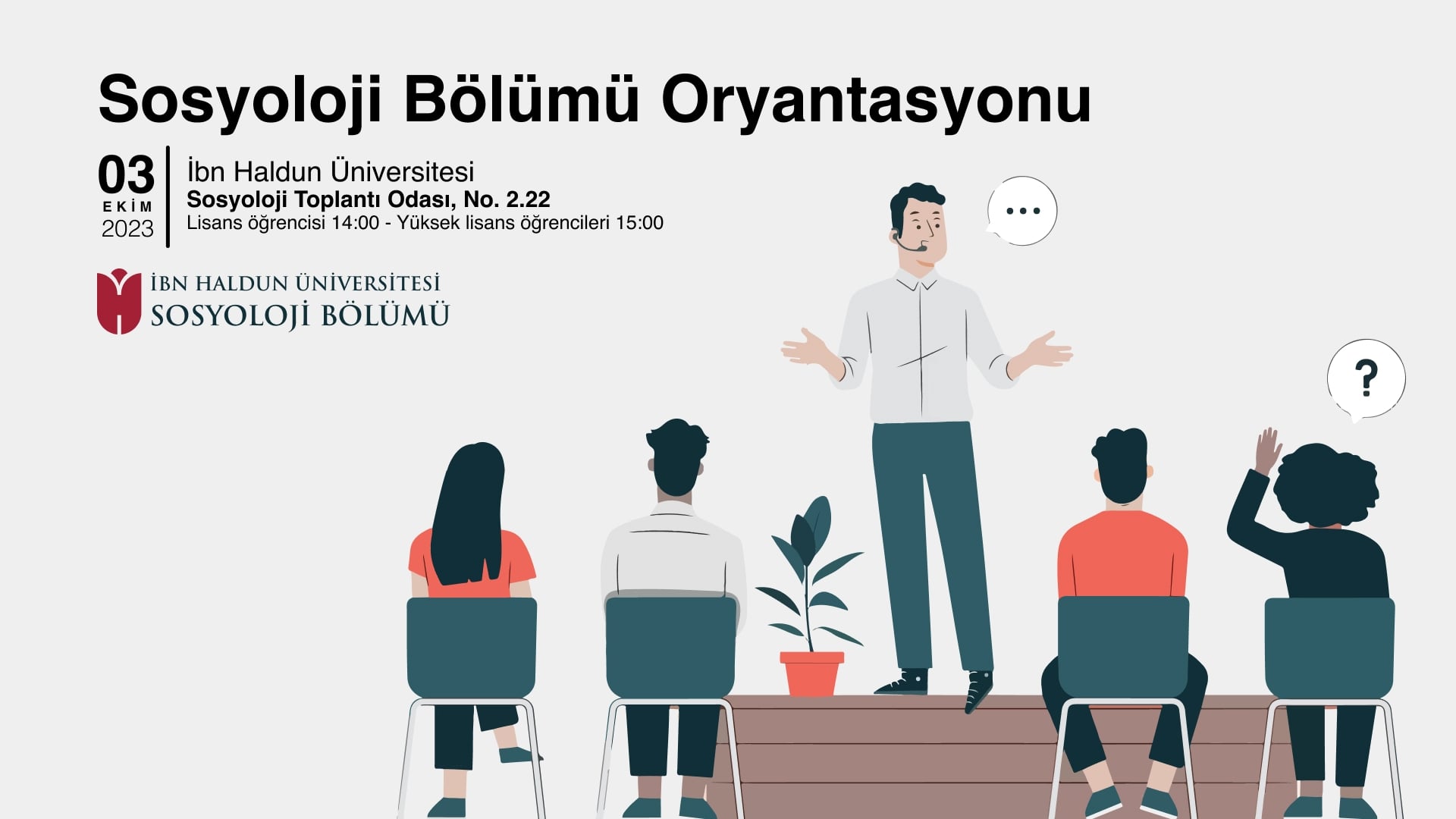 Sociology Department Orientation