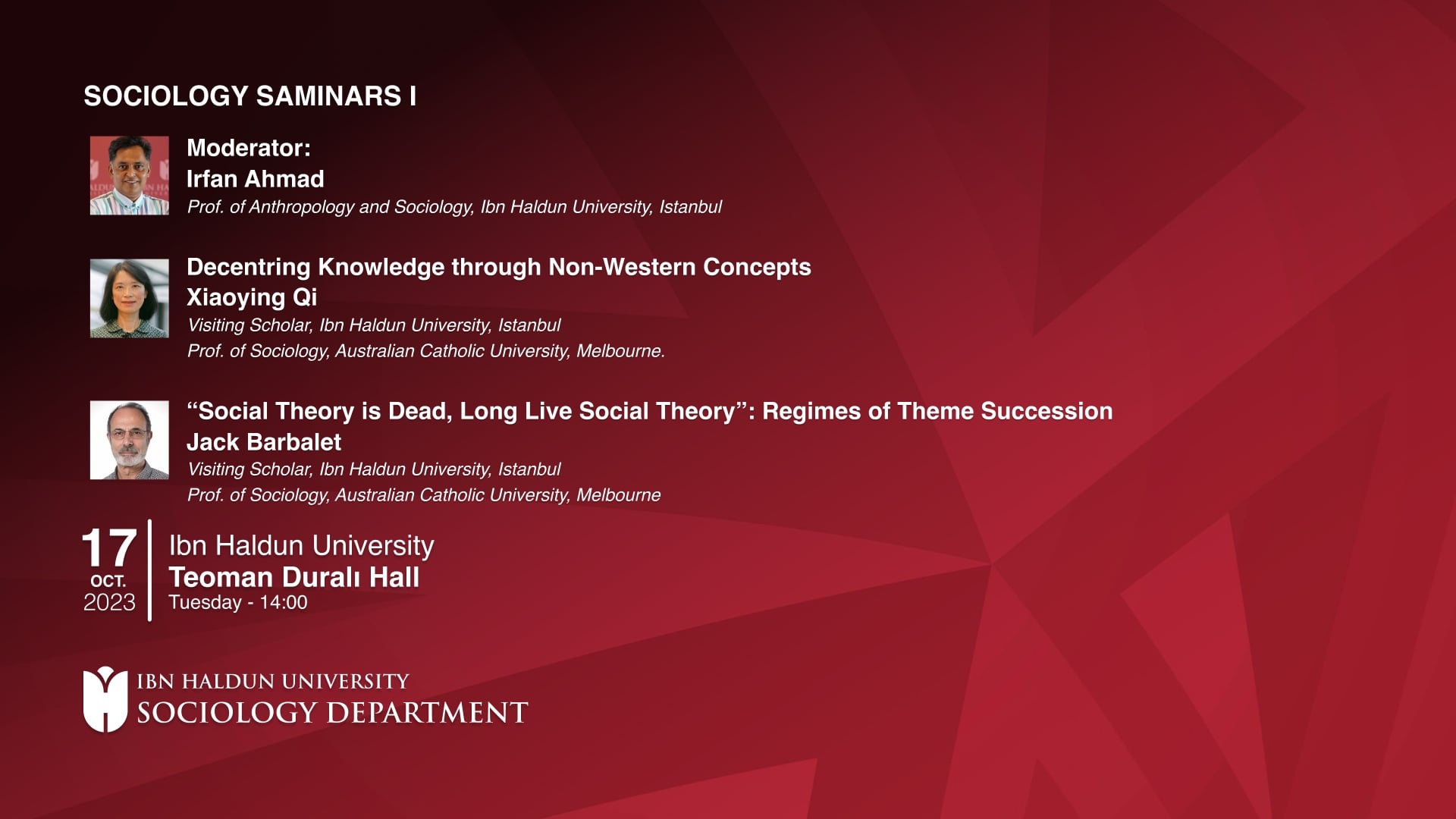 Sociology Seminars I
