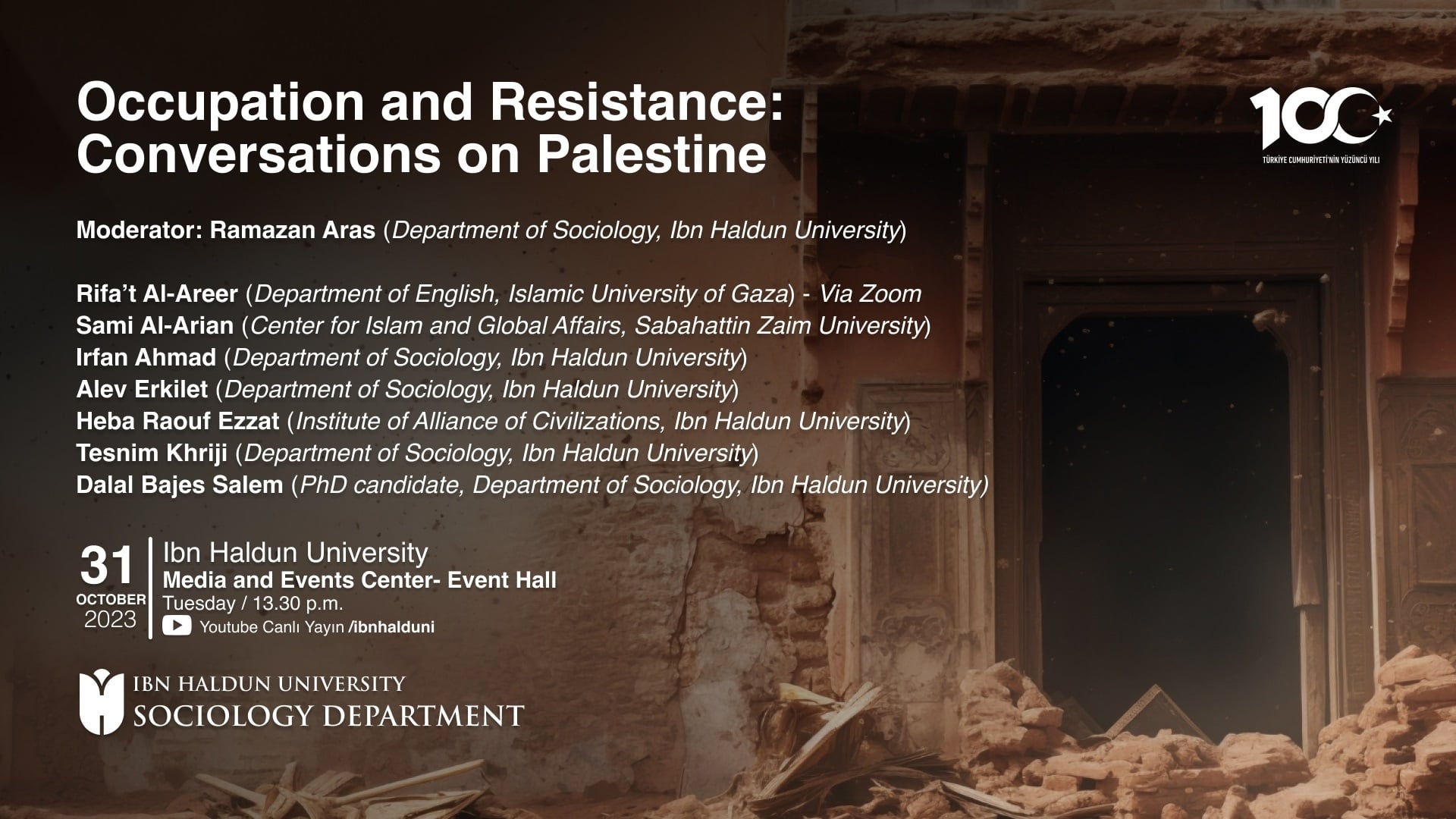 Occupation and Resistance: Conversations on Palestine