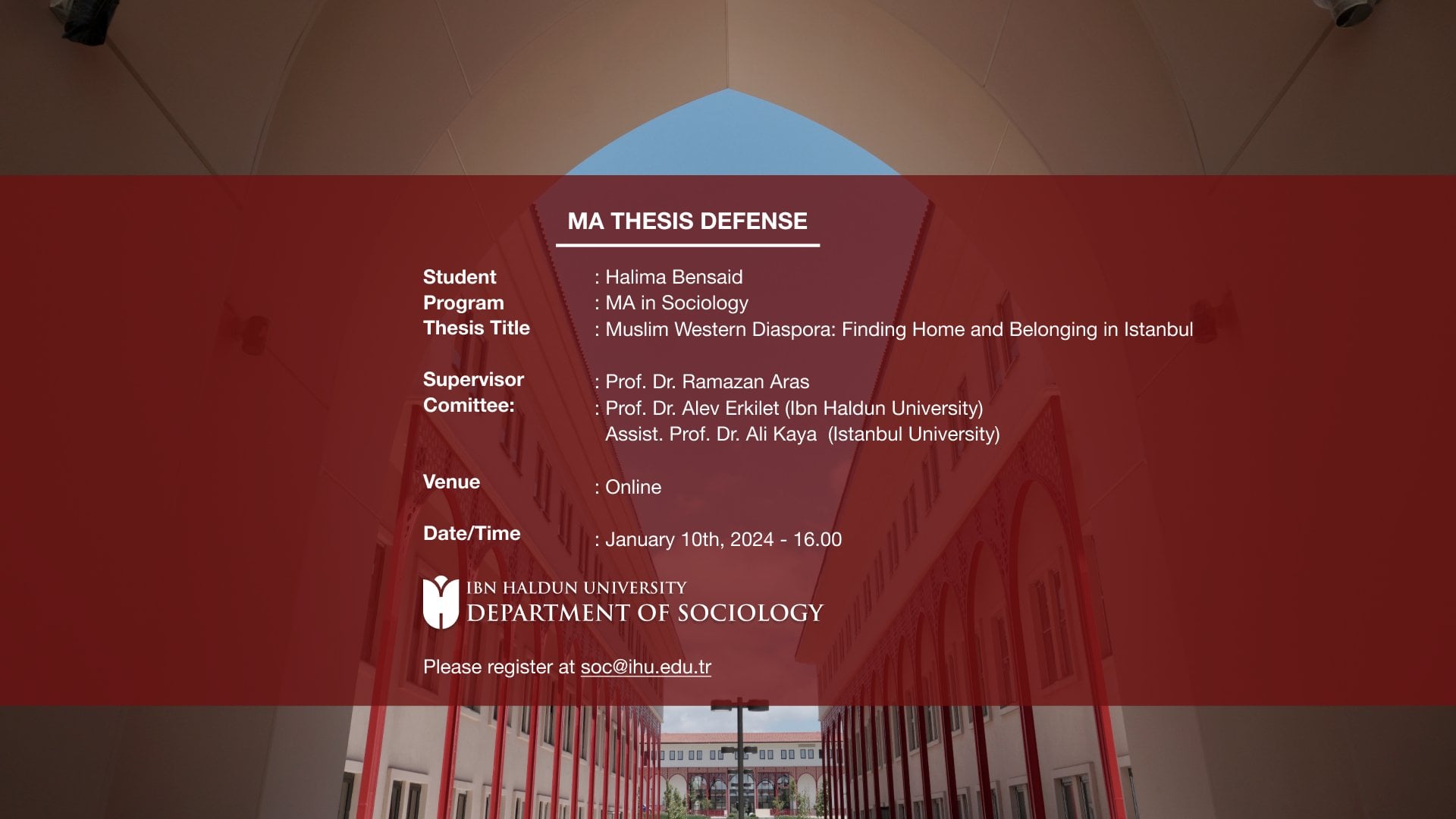 MA Thesis Defense