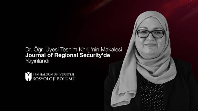 Assist. Prof. Tesnim Khriji’s Article Published in the Journal of Regional Security