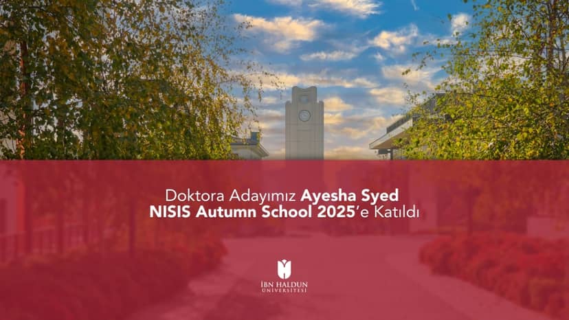 Our PhD Candidate Ayesha Syed Attended the NISIS Autumn School 2025