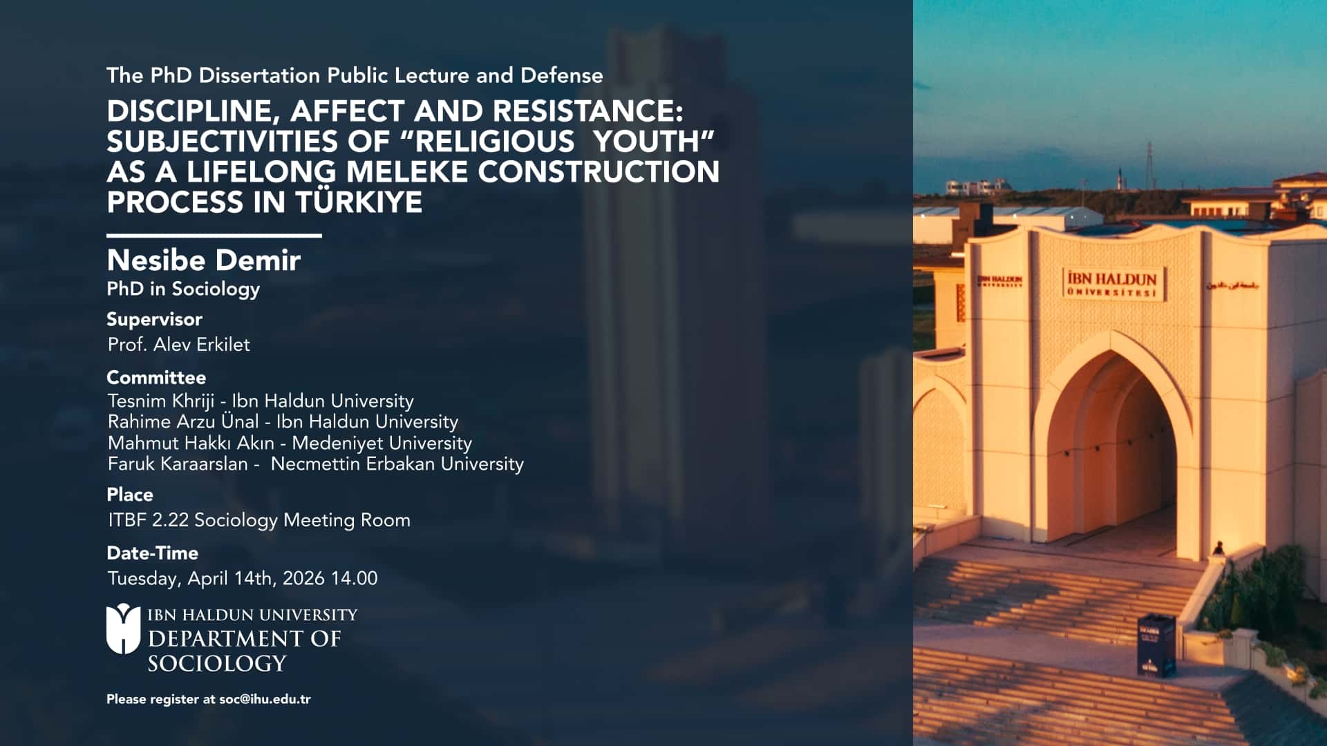 Discipline, Affect and Resistance: Subjectivities of “Religious Youth” as a Lifelong Meleke Construction Process in Türkiye