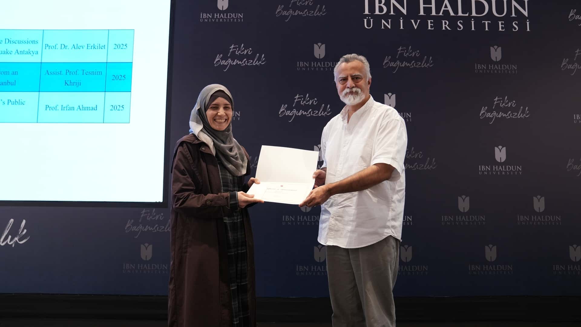 Talal Asad Award Presented at the 5th Sociology Days Student Research Symposium