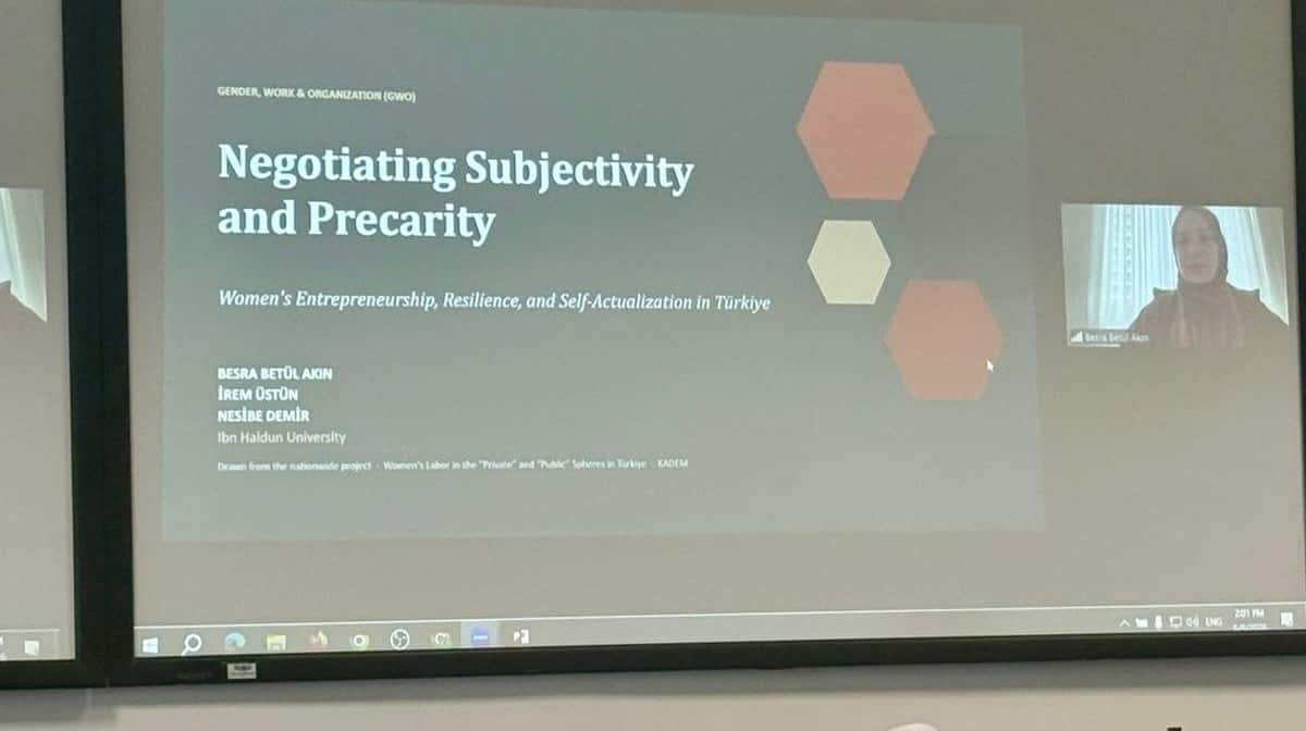 Our MA Student Besra Betül Akın Presented at the 16th Annual Gender, Work & Organization Conference